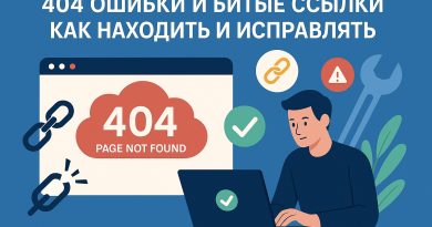 404 ошибки и битые ссылки