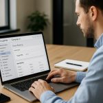 специалист настраивает кампанию Google Ads Smart Bidding